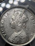 Brits India. Victoria. 1 Rupee 1862 PCGS MS61 (Zonder