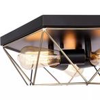 TooLight Plafondlamp - Drie Lichtpunten - Zwart/Goud - El..., Ophalen of Verzenden, Nieuw