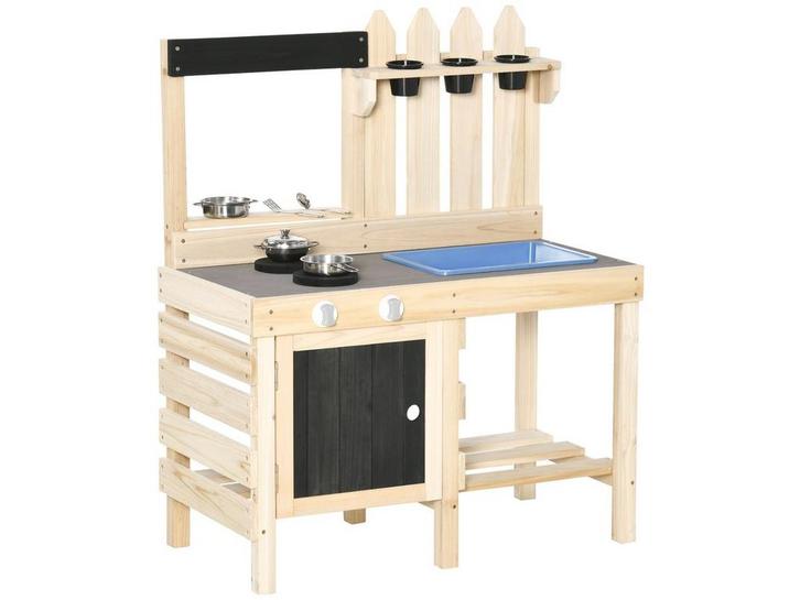 HOMCOM Kinderkeuken – Compleet Speelkeukentje met, Huis en Inrichting, Woonaccessoires | Overige, Nieuw, Verzenden