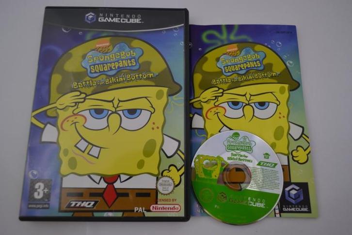 SpongeBob Battle For Bikini Bottom (GC EUR), Spelcomputers en Games, Games | Nintendo GameCube, 1 speler, Zo goed als nieuw, Verzenden