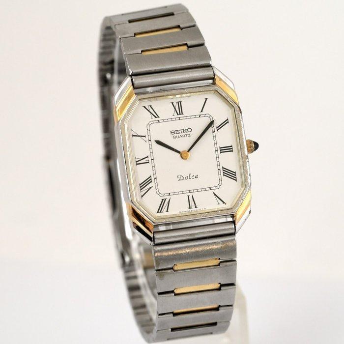 Seiko - DOLCE 27mm Tank Shape White Roman Dial - Zonder, Sieraden, Tassen en Uiterlijk, Horloges | Antiek