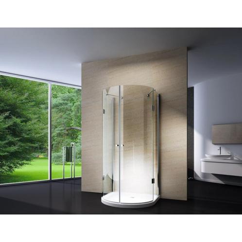 Douchecabine 90X90 Halfrond Heidi LB- Helder Glas (Badkamer), Doe-het-zelf en Verbouw, Sanitair, Nieuw, Ophalen of Verzenden