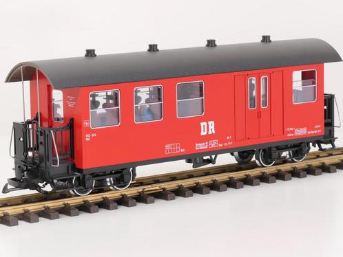 LGB 31710 DR/HSB personenwagon 902-304 KBD 2xKugell Achse..., Hobby en Vrije tijd, Modeltreinen | Overige schalen, Wagon, Gebruikt