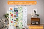 Kamerscherm wit blanco canvas DIY scheidingswand, Verzenden, Nieuw, Doek