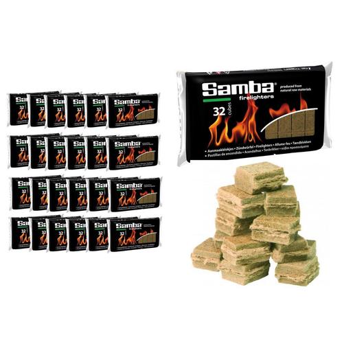 Samba Bruine Aanmaakblokjes - Omdoos 768 Stuks voor BBQ &..., Tuin en Terras, Barbecue-accessoires, Nieuw, Ophalen of Verzenden
