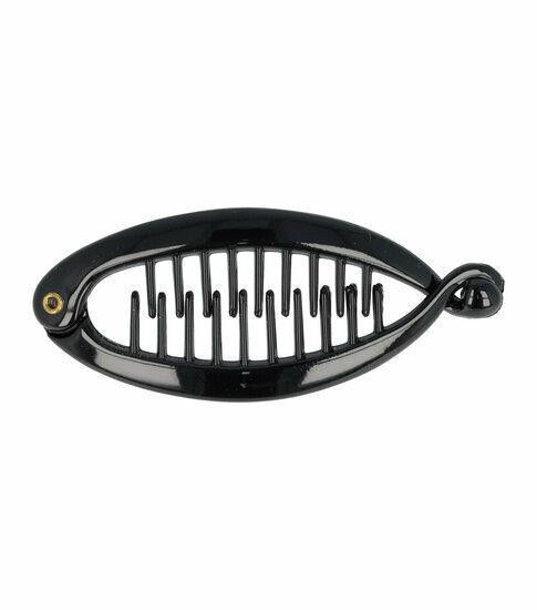 Haarspeld Bananenklem Klein 9cm Zwart, Sieraden, Tassen en Uiterlijk, Uiterlijk | Haarverzorging