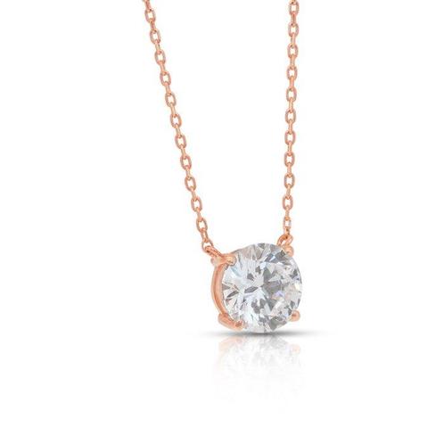 Ketting met hanger - 18 karaat Roségoud - 3.01ct. tw., Sieraden, Tassen en Uiterlijk, Antieke sieraden
