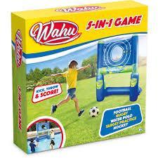 Wahu 5-In-1 Game Opblaasbaar speelelement - Football- Rugby beschikbaar voor biedingen