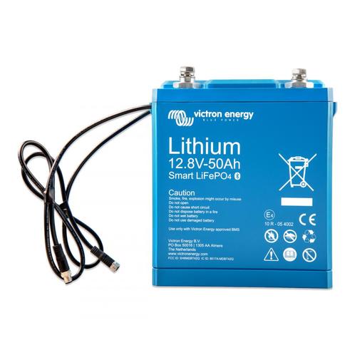 Victron Smart 12.8V/50Ah LiFePO4 Batterij met M8-schroefi..., Doe-het-zelf en Verbouw, Overige Doe-het-zelf en Verbouw, Nieuw