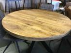 ronde/ovale tafels 100-115-130-140-150 cm 40 tot 70% korting, Nieuw, Eikenhout, 100 tot 150 cm, 100 tot 150 cm