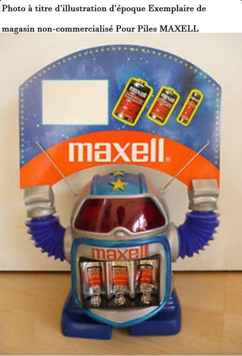 Maxell Robot Publicitaire Hitachi - Speelgoed Robot Toys, Antiek en Kunst, Antiek | Speelgoed