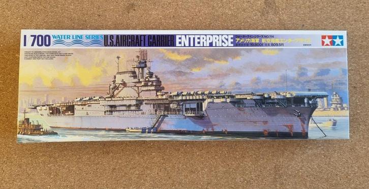 Tamiya 77514 Enterprise CV-6 1:700, Hobby en Vrije tijd, Modelbouw | Boten en Schepen, Verzenden