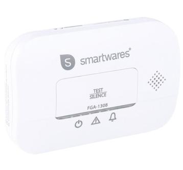 Smartwares koolmonoxide melder type FGA13081 met sensor wit beschikbaar voor biedingen