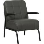 Leren fauteuil Ahead - Hermes Antracite (donkergrijs), Huis en Inrichting, Fauteuils, Bohemian, Eigentijds, Industrieel, Klassiek, Modern, Retro, Romantisch, Scandinavisch, Vintage