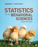 9781544362816 Statistics for the Behavioral Sciences, Boeken, Verzenden, Nieuw, Privitera, Gregory J.