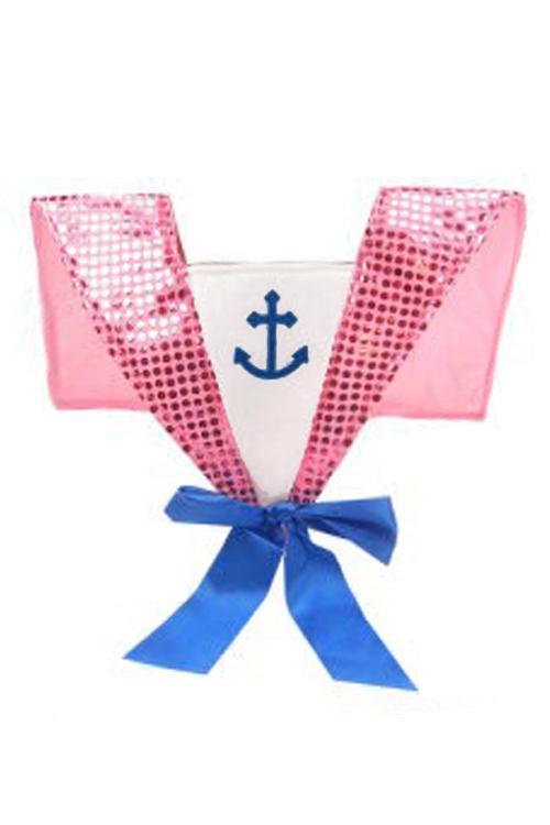 Matrozenkraag Roze Blauw Matroos Kraag Roze Matrozenpakje Pa, Kleding | Heren, Carnavalskleding en Feestkleding, Nieuw, Overige maten