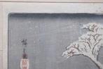 Matsuchi Mountain in Snow, from the series Famous Places in, Antiek en Kunst