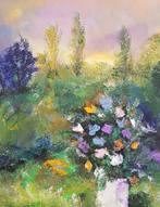 Denis Ferté (1952) - Par terre dans le jardin, Antiek en Kunst