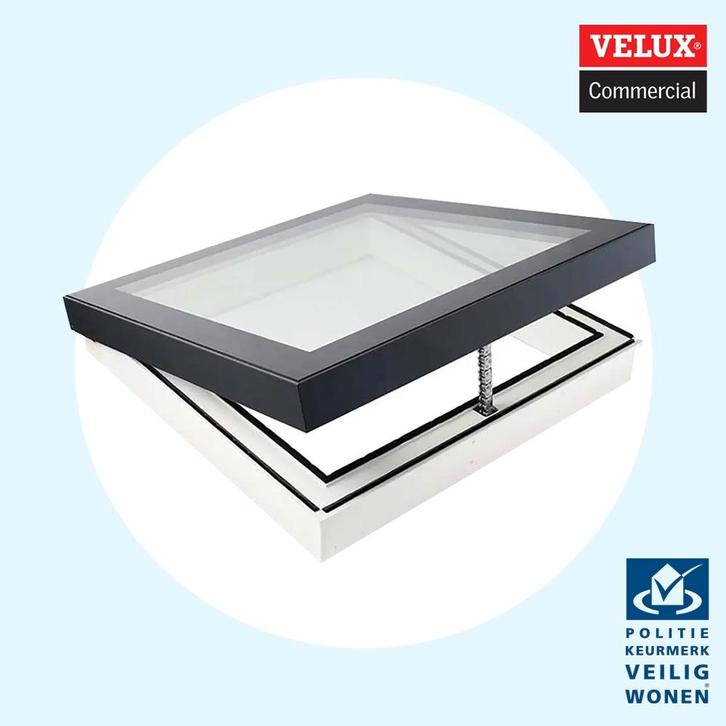 Velux Commercial Monolight platdakraam ventilerend triple..., Doe-het-zelf en Verbouw, Glas en Ramen, Dakraam, Nieuw, Verzenden