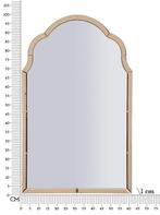 TANGER WANDSPIEGEL ROZE CM 62X1X100 ( BINNENSPIEGEL AFMETING, Huis en Inrichting, Woonaccessoires | Spiegels, Ophalen of Verzenden