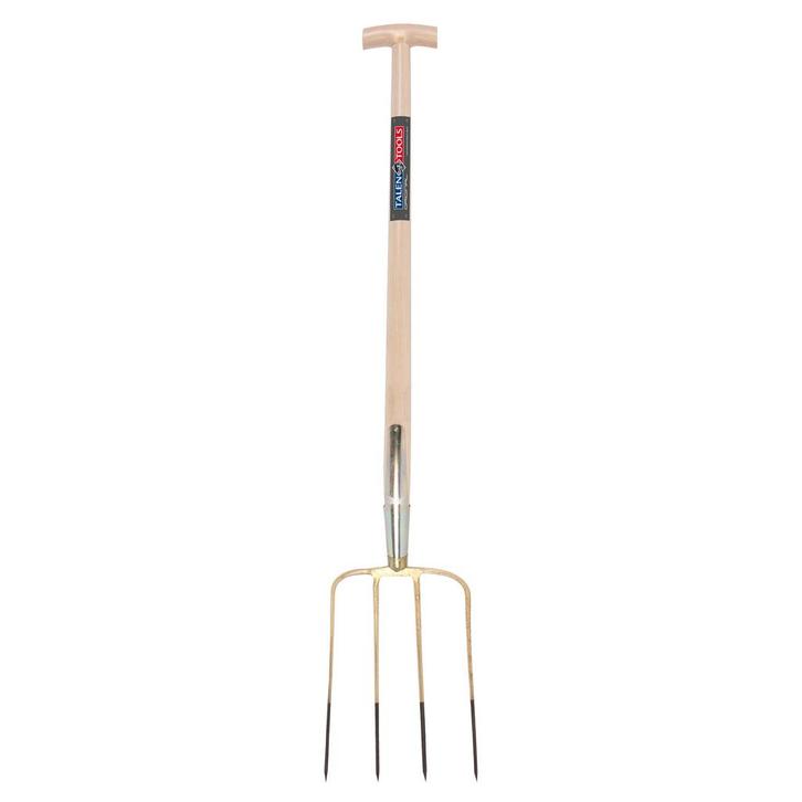 Talen Tools Mestvork 4-tands – 85 cm Essenhouten Steel, Tuin en Terras, Hand-tuingereedschap, Nieuw, Ophalen of Verzenden