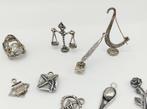 Miniatuur figuur - Collezione (12) - .800 zilver, Antiek en Kunst, Antiek | Goud en Zilver