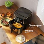 2dekans | KitchenBrothers Airfryer XXL - 7.5L - 1800W -, Ophalen of Verzenden