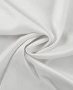 Viscose Satijn Wit, Hobby en Vrije tijd, Stoffen en Lappen, Nieuw, Wit