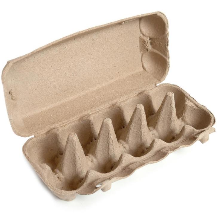 HoM Eierdoos Pulp 10 Eieren 10st., Hobby en Vrije tijd, Taarten en Cupcakes maken, Nieuw, Verzenden