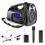 (B-Stock) Vonyx ST016 draagbaar PA-systeem met draadloze mic, Nieuw, Verzenden