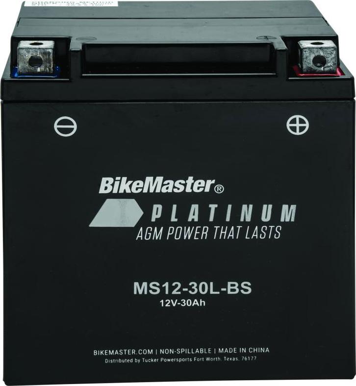BikeMaster AGM accu - MS12-30L-BS - 780728, Auto diversen, Tuning en Styling, Ophalen of Verzenden