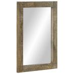 Spiegel Mango Hout | Tweedekansje | Ruimtebesparend!, Huis en Inrichting, Spiegelkast, Nieuw, Minder dan 25 cm, Minder dan 100 cm