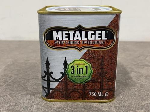 Veiling - 6x Metagel 3-in-1 brons metallic 750ml, Doe-het-zelf en Verbouw, Verf, Beits en Lak, Nieuw