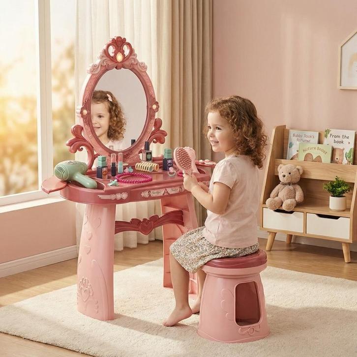 Kinder Kaptafel | Make-up Tafel Set | Premium | OP=OP, Huis en Inrichting, Kasten | Secretaires, Nieuw, Ophalen of Verzenden