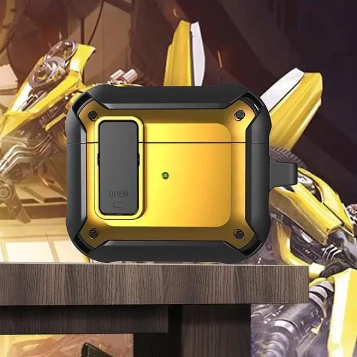 Shockproof Hoesje voor AirPods 3 - Met Slot en Karabijnhaak, Telecommunicatie, Mobiele telefoons | Hoesjes en Frontjes | Overige merken