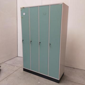 4-deurs CP lockerkast / kledingkast - 196x122x48 cm beschikbaar voor biedingen