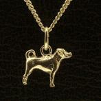 Gouden Appenzeller Sennenhond ketting hanger - klein, Sieraden, Tassen en Uiterlijk, Verzenden, Nieuw