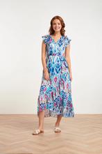 -30% Smashed Lemon  Smashed Lemon 24407 chiffon zomerjurk me, Kleding | Dames, Jurken, Verzenden, Nieuw, Wit