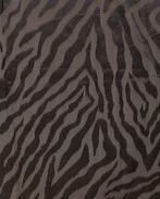 Viscose Jacquard Zebra Zwart, Nieuw, Zwart