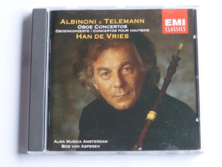 Han de Vries - Albinoni, Telemann Oboe concertos, Cd's en Dvd's, Cd's | Klassiek, Zo goed als nieuw, Verzenden