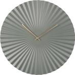 Wandklok Sensu - XL Staal Groen - Ø50cm, Ophalen of Verzenden, Zo goed als nieuw