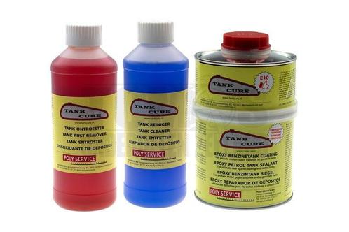 Tank Cure Tankcoating compleet set 450 gram, Fietsen en Brommers, Brommeronderdelen | Algemeen, Nieuw, Ophalen of Verzenden