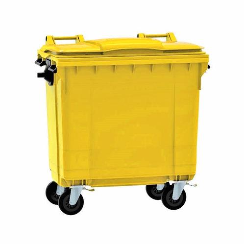 Afvalcontainer 770 liter geel, Huis en Inrichting, Woonaccessoires | Prullenbakken, Ophalen of Verzenden