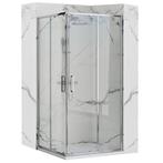 REA Douchecabine met schuifdeuren - 90x90 cm - Veiligheid..., Doe-het-zelf en Verbouw, Sanitair, Ophalen of Verzenden, Nieuw