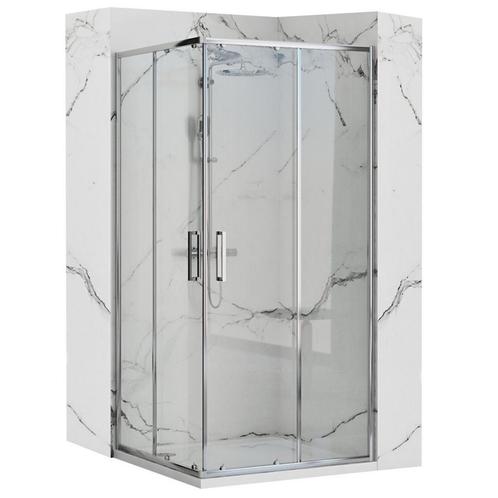 REA Douchecabine met schuifdeuren - 90x90 cm - Veiligheid..., Doe-het-zelf en Verbouw, Sanitair, Nieuw, Ophalen of Verzenden
