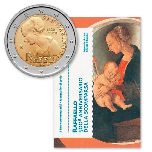 San Marino 2 Euro Rafael 2020, Postzegels en Munten, Munten | Europa | Euromunten, Verzenden