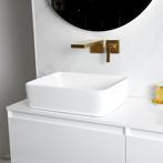Waskom Loutro  Gio Rechthoek 48x37x12 cm Hoogglans Wit, Ophalen of Verzenden, Nieuw, Overige typen