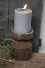 Wax LED kaars Grey 10 x 7,5 cm, Huis en Inrichting, Woonaccessoires | Kandelaars en Kaarsen, Ophalen of Verzenden, Nieuw