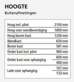 Scanmodul ISO kast,  open front, gebruikt - 210cm hoog, Ophalen of Verzenden, Gebruikt