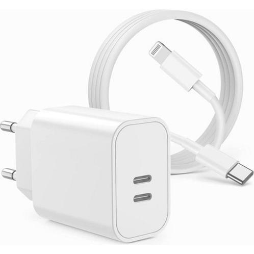 35W iPhone Power Adapter + Lightning Opladerkabel voor, Telecommunicatie, Mobiele telefoons | Telefoon-opladers, Ophalen of Verzenden
